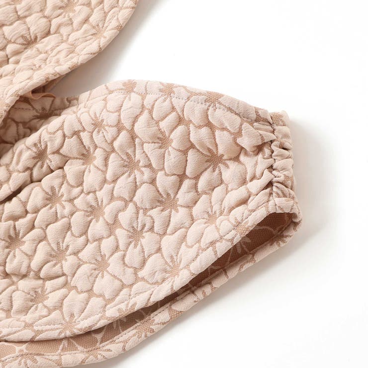 【お揃い】花柄ふくれJQジャンパースカート(90~130cm) | Noeil aime BeBe | 詳細画像8 