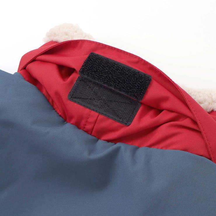 タフタｘボア異素材配色マウンテンパーカー(90~130cm) | Noeil aime BeBe | 詳細画像10 