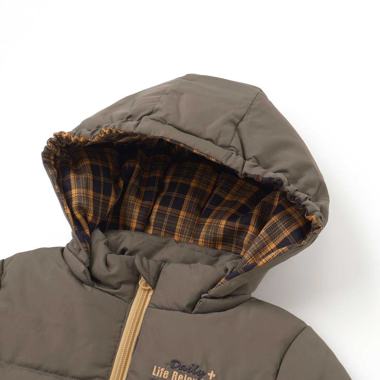 取り外せるフード付きタフタダウンジャケット(90~130cm) | Noeil aime BeBe | 詳細画像10 