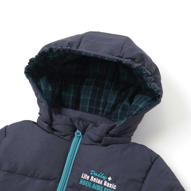 取り外せるフード付きタフタダウンジャケット(90~130cm) | Noeil aime BeBe | 詳細画像22 