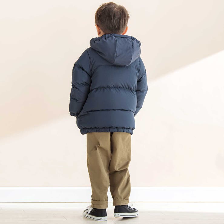 取り外せるフード付きタフタダウンジャケット(90~130cm) | Noeil aime BeBe | 詳細画像6 