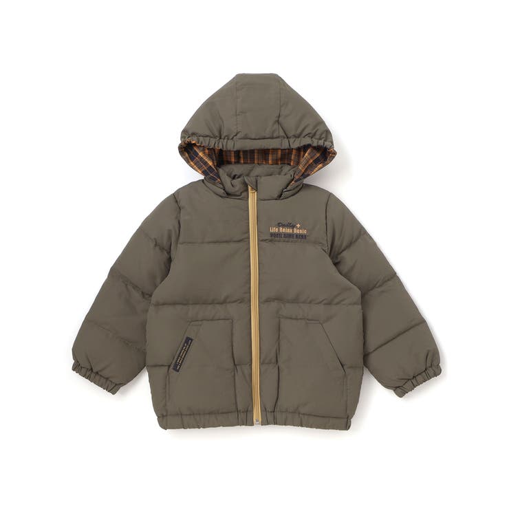 取り外せるフード付きタフタダウンジャケット(90~130cm) | Noeil aime BeBe | 詳細画像8 