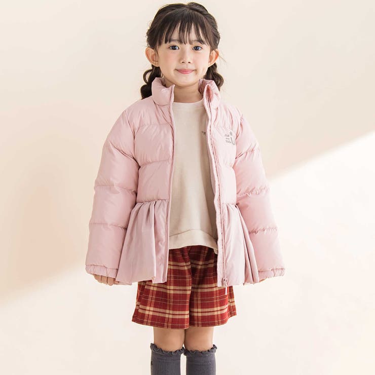 ペプラム付きタフタダウンコート(90~130cm) | Noeil aime BeBe | 詳細画像3 