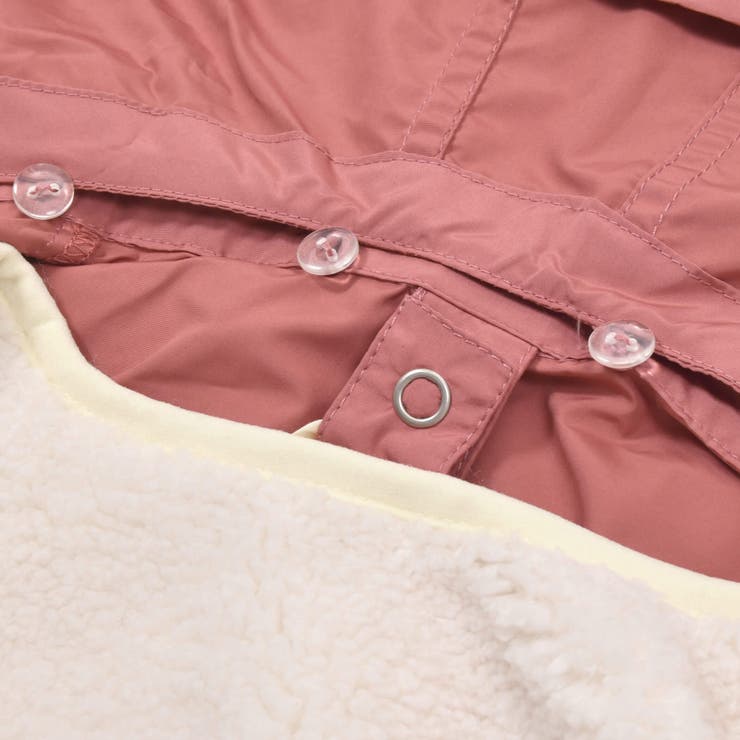 タフタポケットフリル付き3WAYジャケット(90~130cm)[品番：BEBK0009727