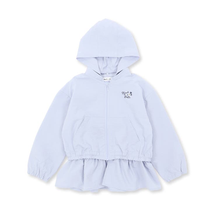 リップルストライプペプラム/フード取り外しジャケット(90~130cm) | Noeil aime BeBe | 詳細画像11 