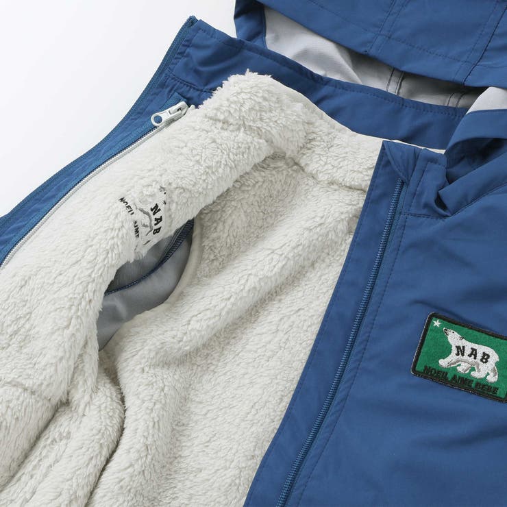 【撥水】【お揃い】タフタベストライナー付き3WAYジャケット(90~130cm) | Noeil aime BeBe | 詳細画像22 