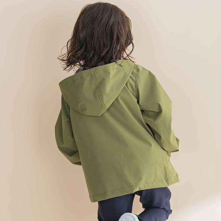 【撥水】【お揃い】タフタベストライナー付き3WAYジャケット(90~130cm) | Noeil aime BeBe | 詳細画像3 