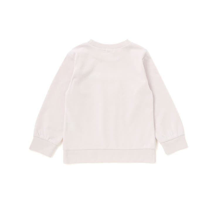 パール風プリントリボン付きインレイトレーナー(80~130cm) | Noeil aime BeBe | 詳細画像8 