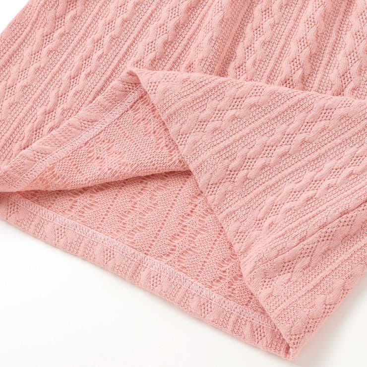 【お揃い】ケーブルJQ袖フリル付きトレーナー(80~130cm) | Noeil aime BeBe | 詳細画像15 