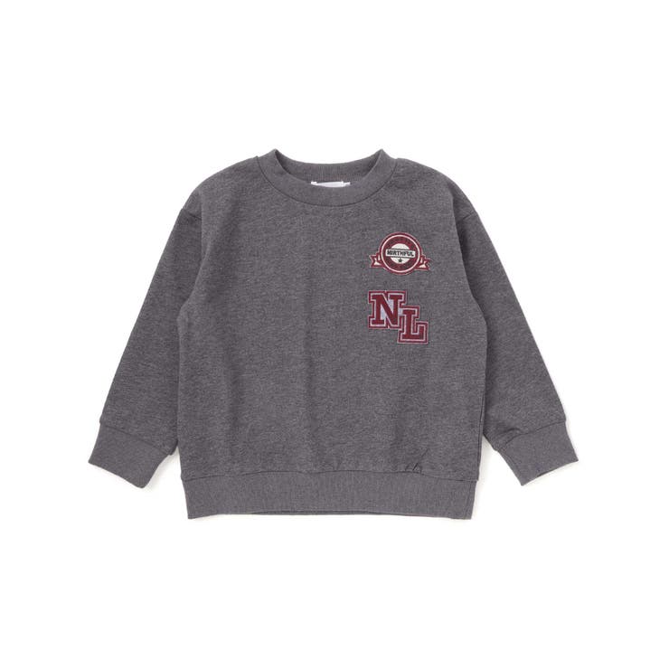 インレイワッペン付きトレーナー(80~130cm) | Noeil aime BeBe | 詳細画像5 