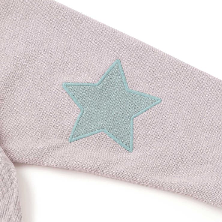 星エルボーパッチ付きロゴ入りインレイトレーナー(80~130cm) | Noeil aime BeBe | 詳細画像13 