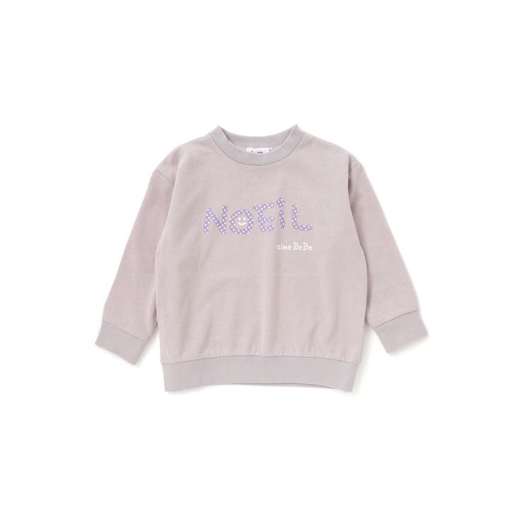 星エルボーパッチ付きロゴ入りインレイトレーナー(80~130cm) | Noeil aime BeBe | 詳細画像6 