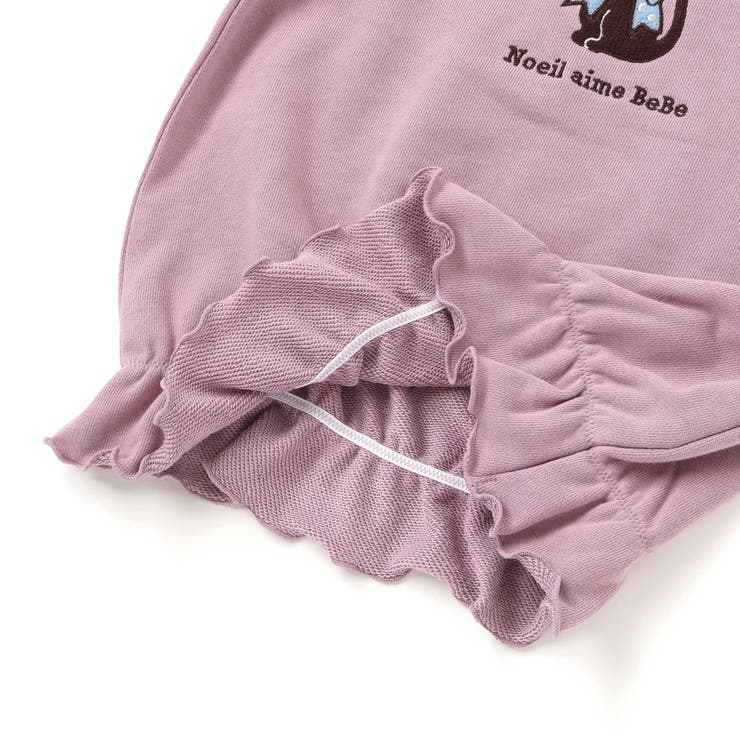 TC裏毛ネコ刺しゅうチュール付きトレーナー(80~130cm) | Noeil aime BeBe | 詳細画像11 