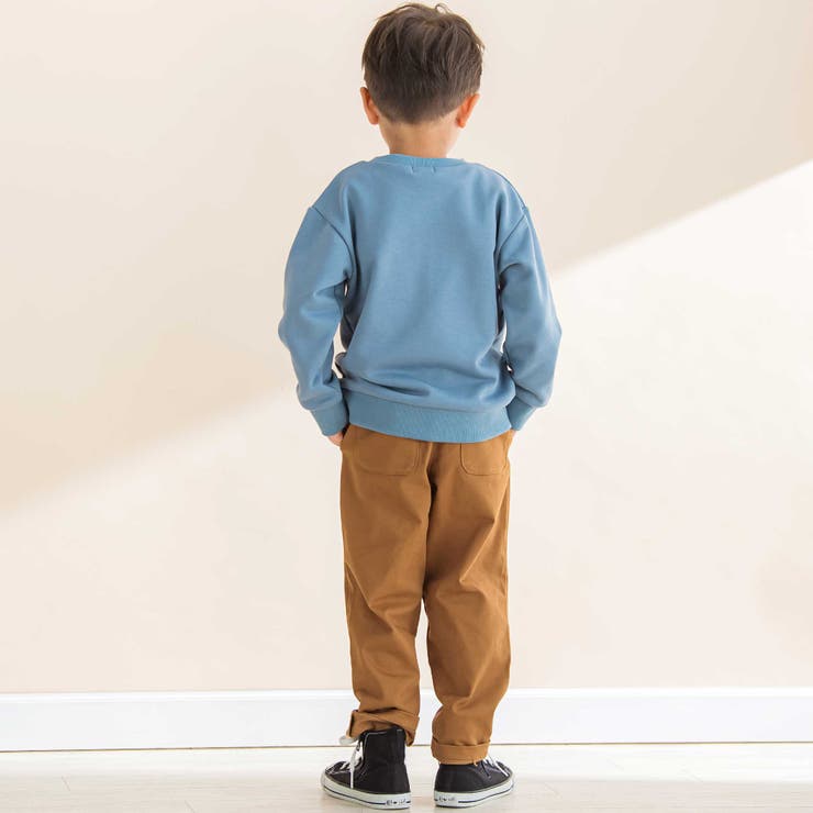 TC裏毛車パッチ刺しゅうトレーナー(80~130cm) | Noeil aime BeBe | 詳細画像3 