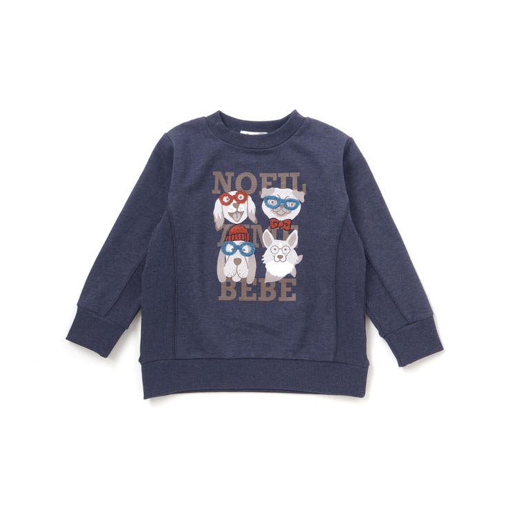 杢裏毛サガラ刺しゅうトレーナー(80~130cm) | Noeil aime BeBe | 詳細画像6 