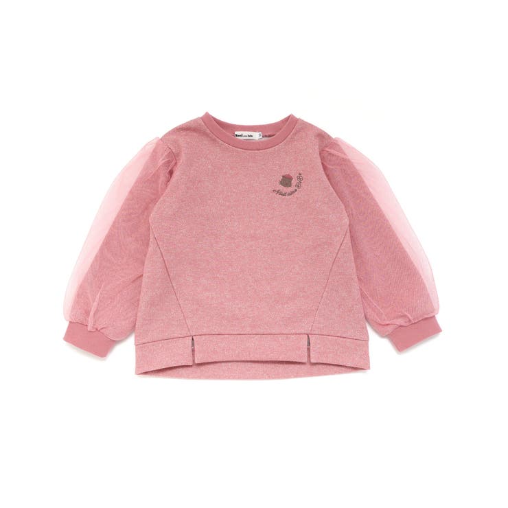 ラメ裏毛チュール袖トレーナー(80~130cm) | Noeil aime BeBe | 詳細画像11 