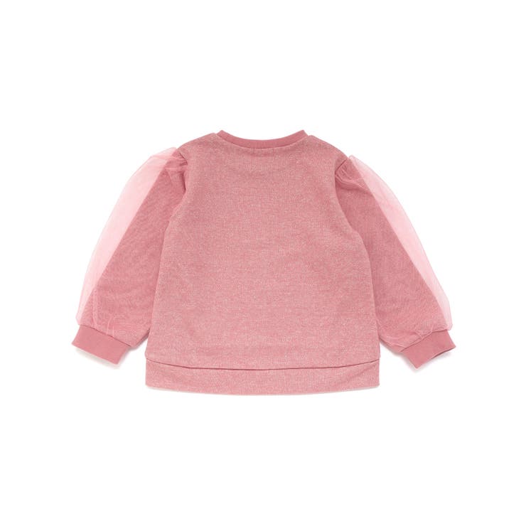 ラメ裏毛チュール袖トレーナー(80~130cm) | Noeil aime BeBe | 詳細画像12 