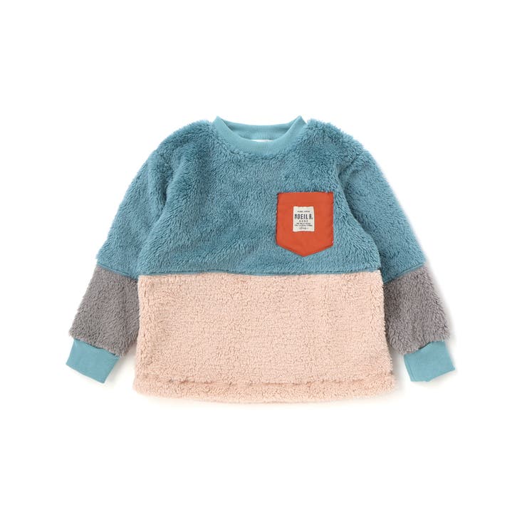 ボア配色切り替えタフタポケットトレーナー(90~130cm) | Noeil aime BeBe | 詳細画像5 