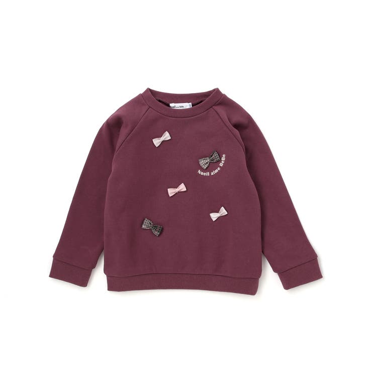 裏毛起毛リボン付きトレーナー(80~130cm) | Noeil aime BeBe | 詳細画像11 