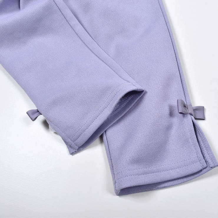 裾 リボン 付き ダブル フェイス ８分丈 パンツ (80~130cm) | Noeil aime BeBe | 詳細画像15 