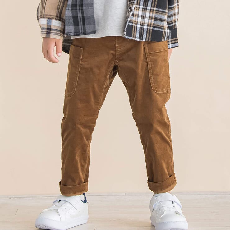 ストレッチコールガゼットクロッチパンツ(80~130cm)[品番