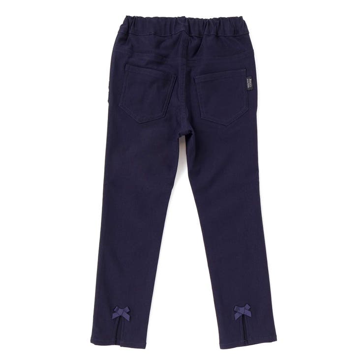 リボン付きストレッチツイルスリムパンツ(80~130cm) | Noeil aime BeBe | 詳細画像7 