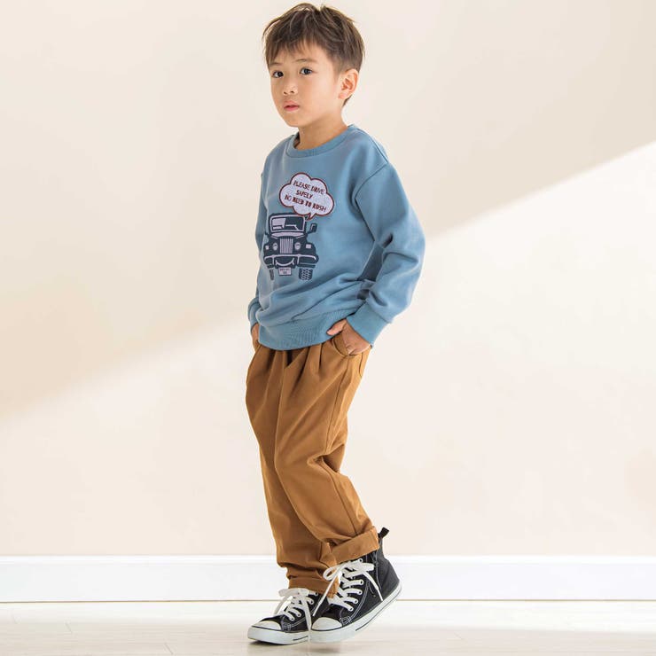 ストレッチ葛城ツータックパンツ(80~130cm) | Noeil aime BeBe | 詳細画像3 