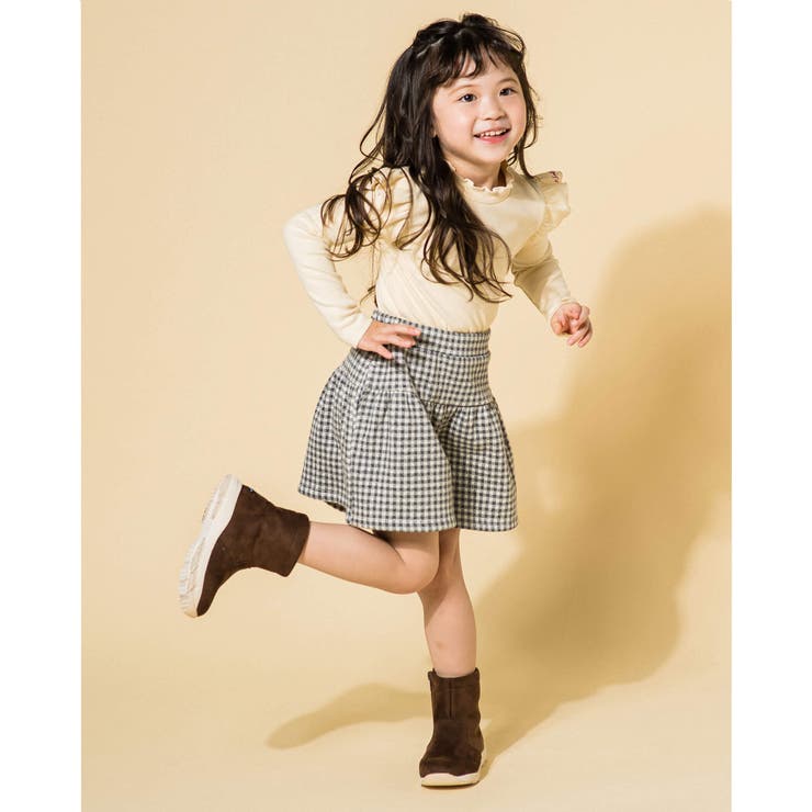 ギンガムチェック 柄 ニットジャガード ショートパンツ (80 ギンガムチェック 柄 ニットジャガード ショートパンツ (80