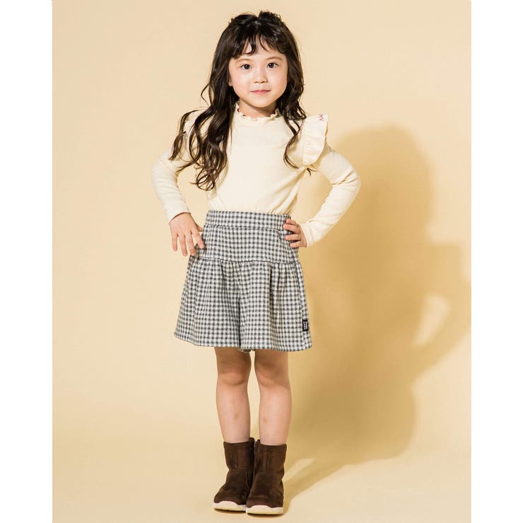 ギンガムチェック 柄 ニットジャガード ショートパンツ (80 ギンガムチェック 柄 ニットジャガード ショートパンツ (80