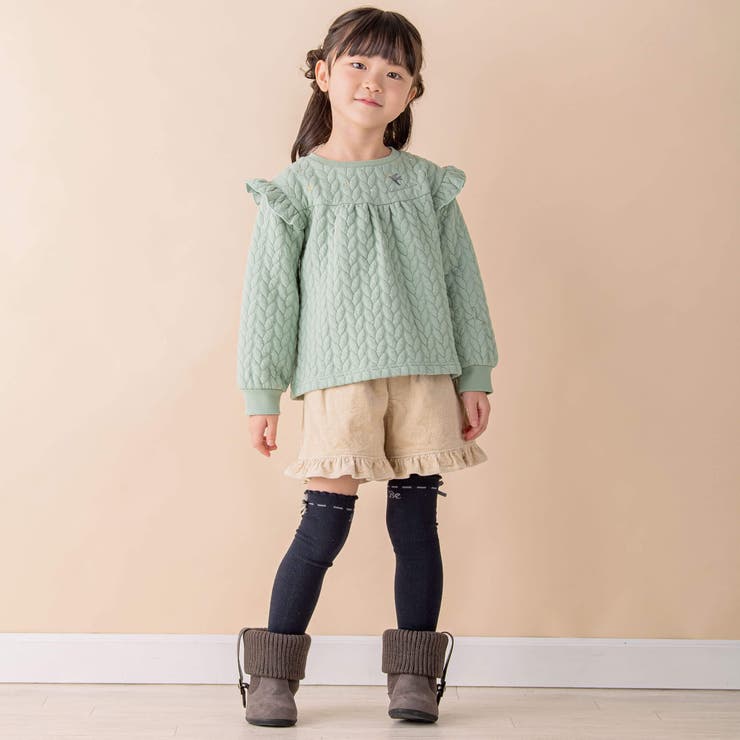 コールテンフリルショートパンツ(90~130cm) | Noeil aime BeBe | 詳細画像7 