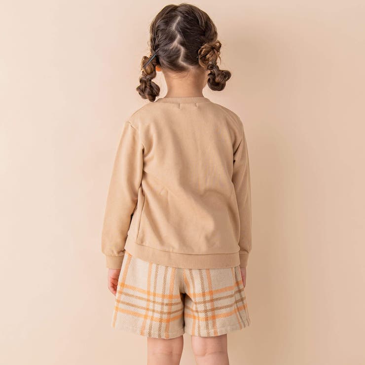 モッサチェックキュロットスカート(90~130cm) | Noeil aime BeBe | 詳細画像8 