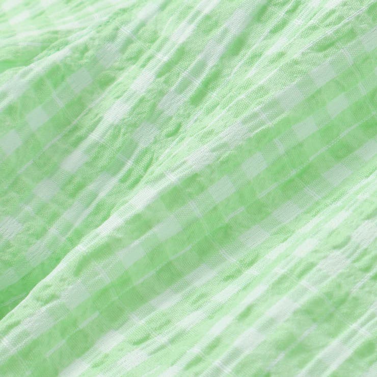 【お揃い】ワッシャーチェック裾フリルパンツ(90~130cm) | Noeil aime BeBe | 詳細画像12 