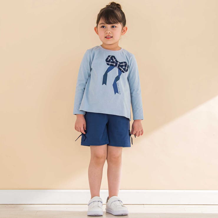 デニムニットハーフパンツ(80~130cm) | Noeil aime BeBe | 詳細画像4 