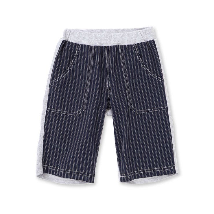 ストライプｘ天竺ハーフパンツ(80~130cm) | Noeil aime BeBe | 詳細画像8 