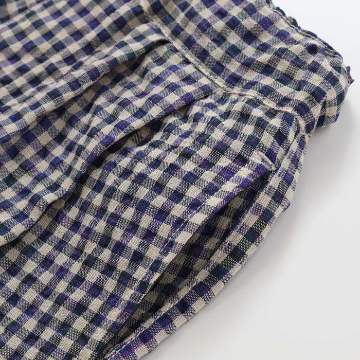 チェックタック入りハーフパンツ(80~130cm) | Noeil aime BeBe | 詳細画像12 