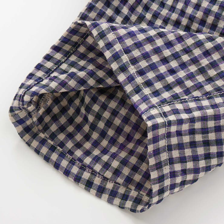 チェックタック入りハーフパンツ(80~130cm) | Noeil aime BeBe | 詳細画像13 