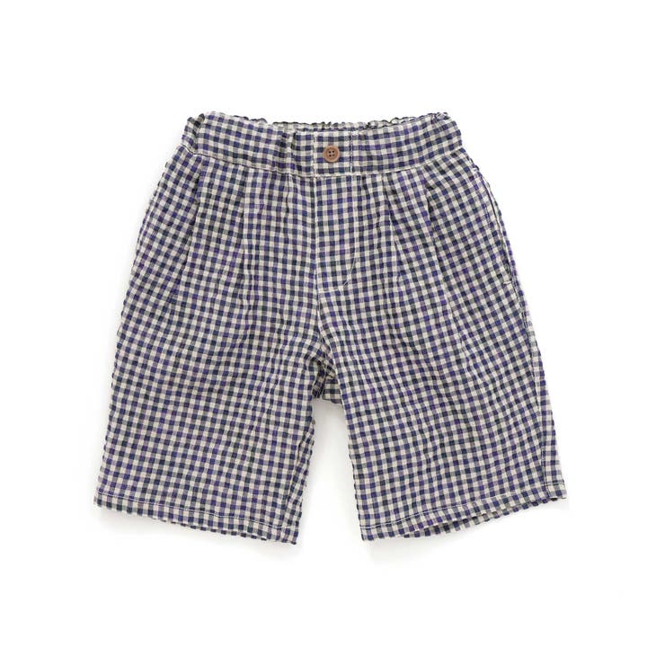 チェックタック入りハーフパンツ(80~130cm) | Noeil aime BeBe | 詳細画像9 