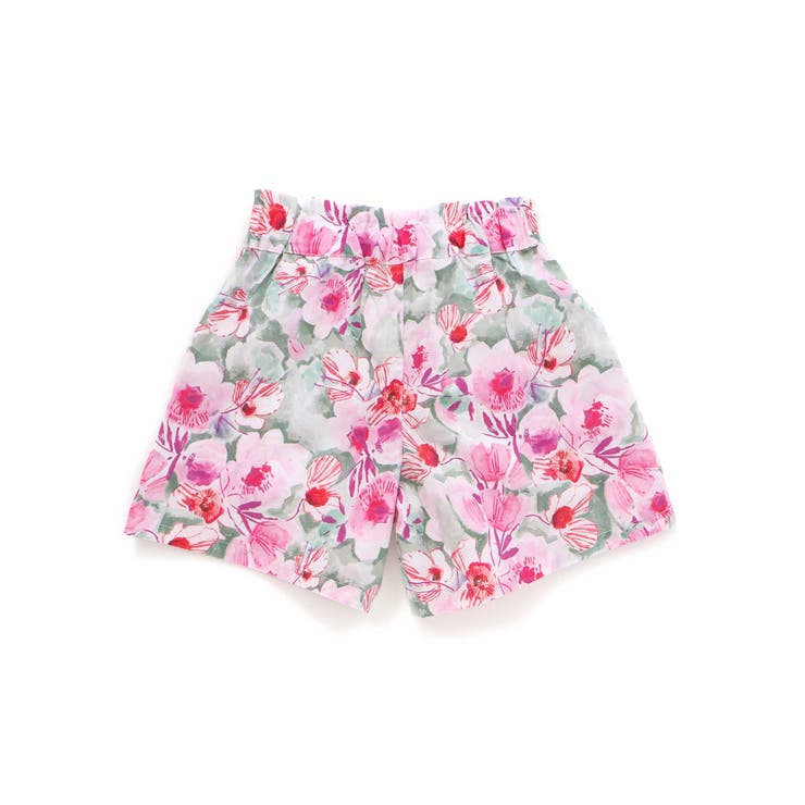 【お揃い】花柄チェックポケットフリルキュロット(90~130cm) | Noeil aime BeBe | 詳細画像8 