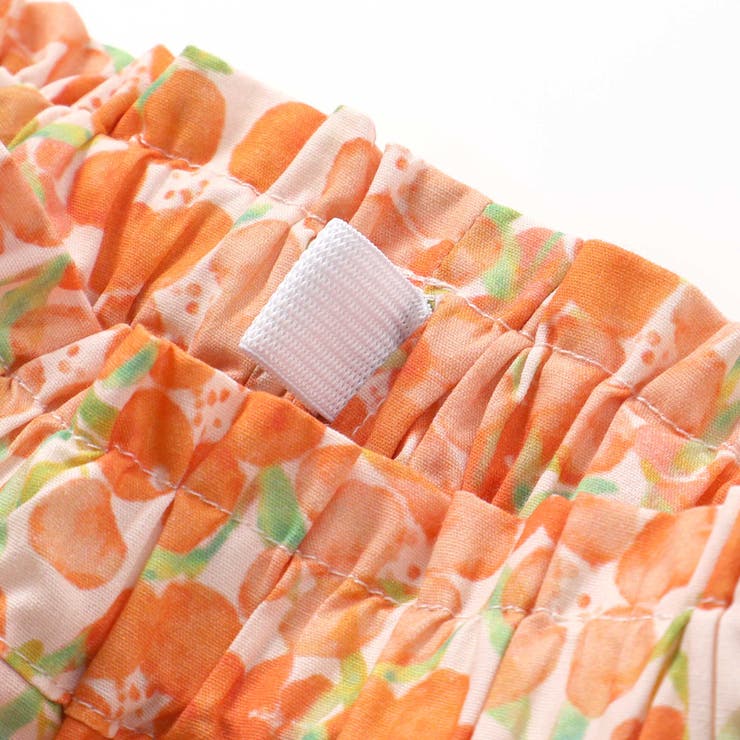 【お揃い】水彩花柄裾フリルショートパンツ(90~130cm) | Noeil aime BeBe | 詳細画像16 