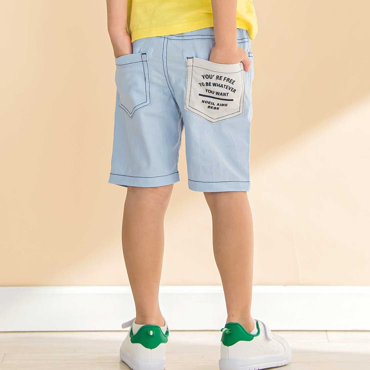 ストレッチキャンバスショートパンツ(80~130cm) | Noeil aime BeBe | 詳細画像7 