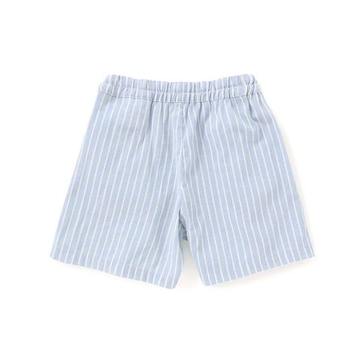 【お揃い】チェック柄ボーダー柄フリル付きショートパンツ(90~130cm) | Noeil aime BeBe | 詳細画像11 