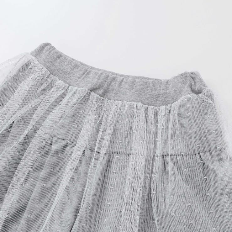 ラメ入りチュールティアードキュロット(80~130cm) | Noeil aime BeBe | 詳細画像10 