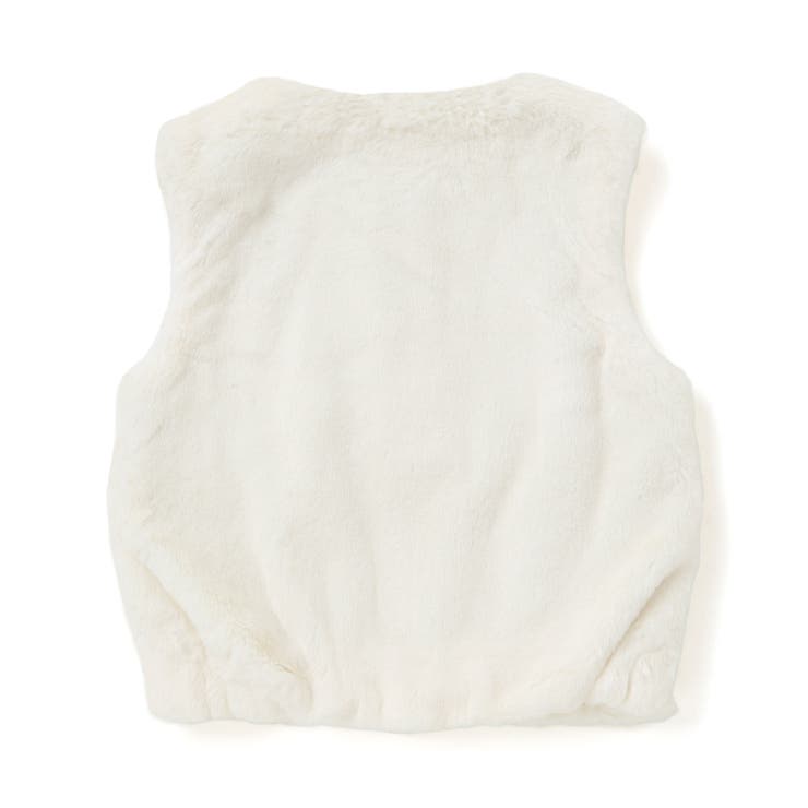 ファーリボン付きベスト(90~130cm) | Noeil aime BeBe | 詳細画像6 