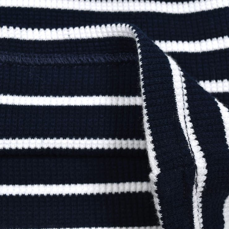 フラットカラーボーダーブラウスTシャツ(80~130cm) | Noeil aime BeBe | 詳細画像14 