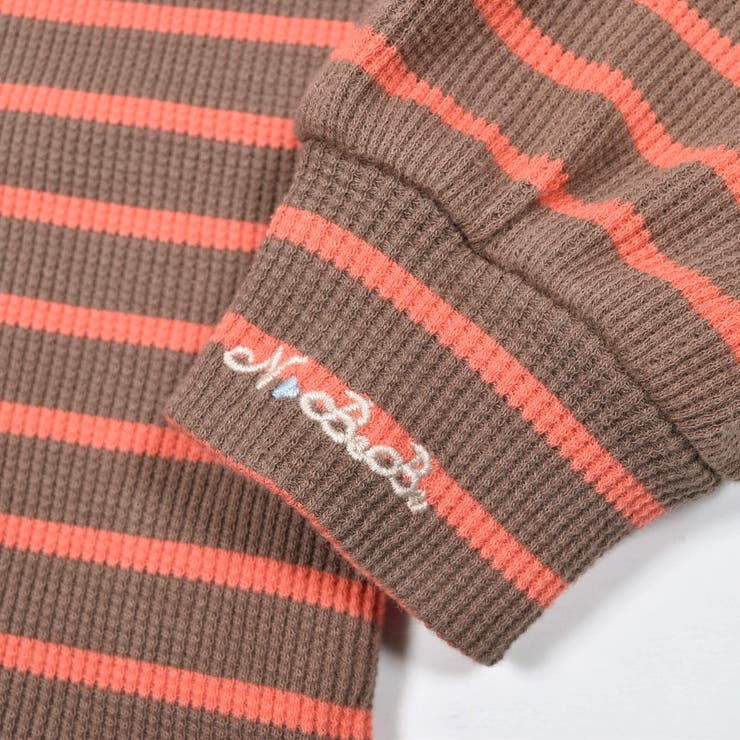 フラットカラーボーダーブラウスTシャツ(80~130cm) | Noeil aime BeBe | 詳細画像19 