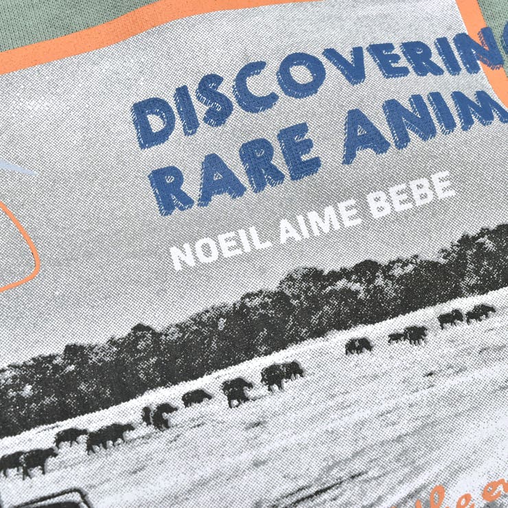 サファリカー写真プリントTシャツ(80~130cm) | Noeil aime BeBe | 詳細画像18 