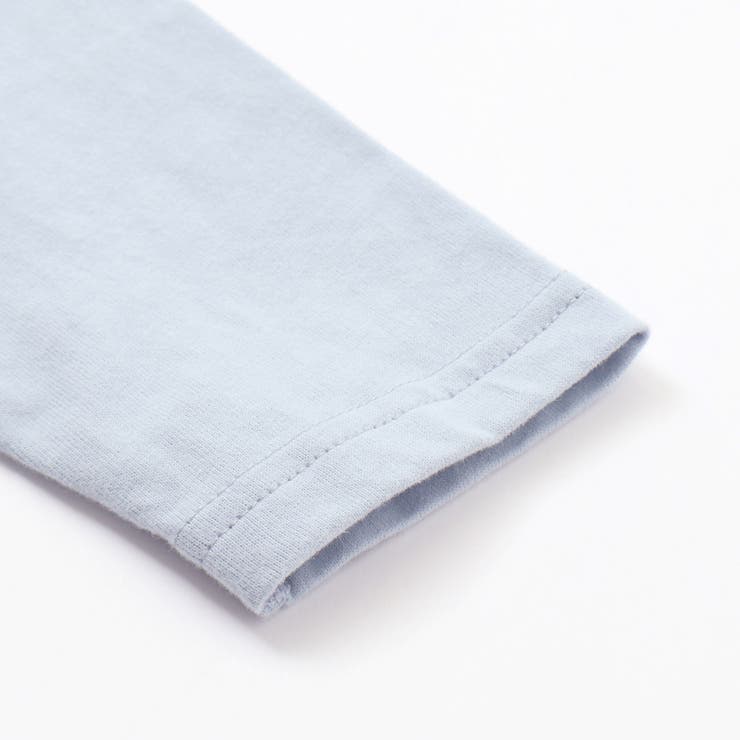 天竺チェックロゴ長袖Tシャツ(80~130cm) | Noeil aime BeBe | 詳細画像11 