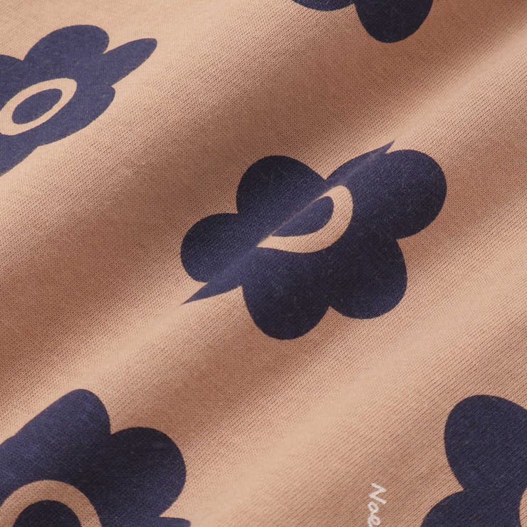 【お揃い】花柄プリント天竺半袖Tシャツ(80~130cm) | Noeil aime BeBe | 詳細画像13 
