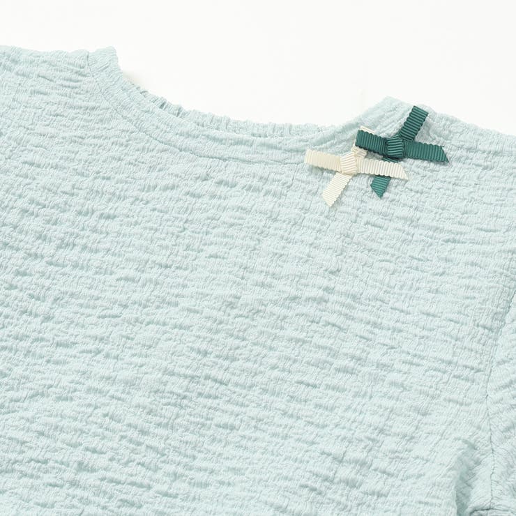 ふくれジャガードバルーン袖Tシャツ(90~130cm) | Noeil aime BeBe | 詳細画像13 