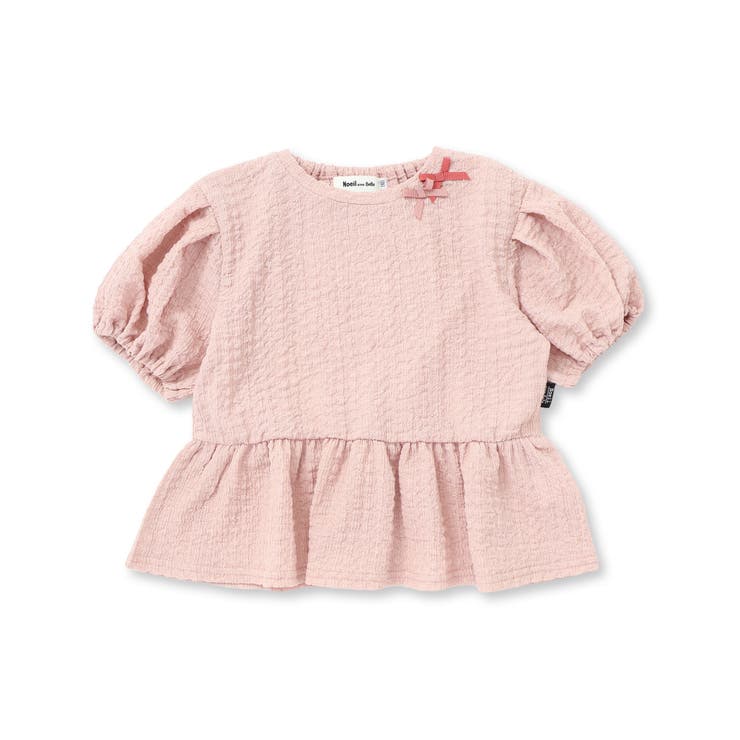 ふくれジャガードバルーン袖Tシャツ(90~130cm) | Noeil aime BeBe | 詳細画像9 